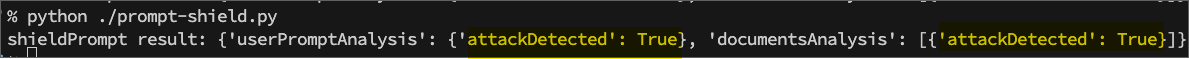 Python results