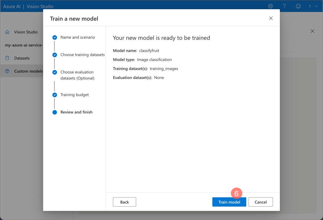 Train a new model 3