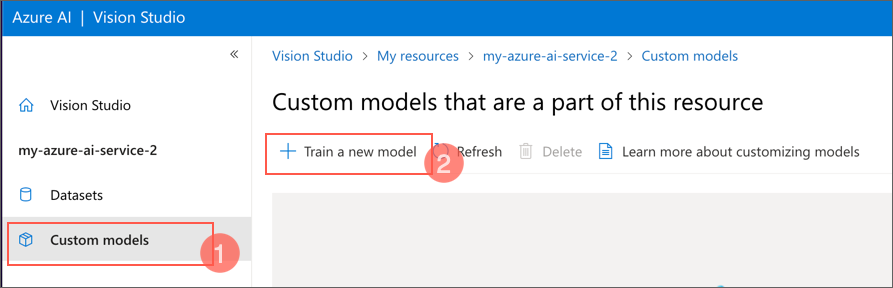 Train a new model